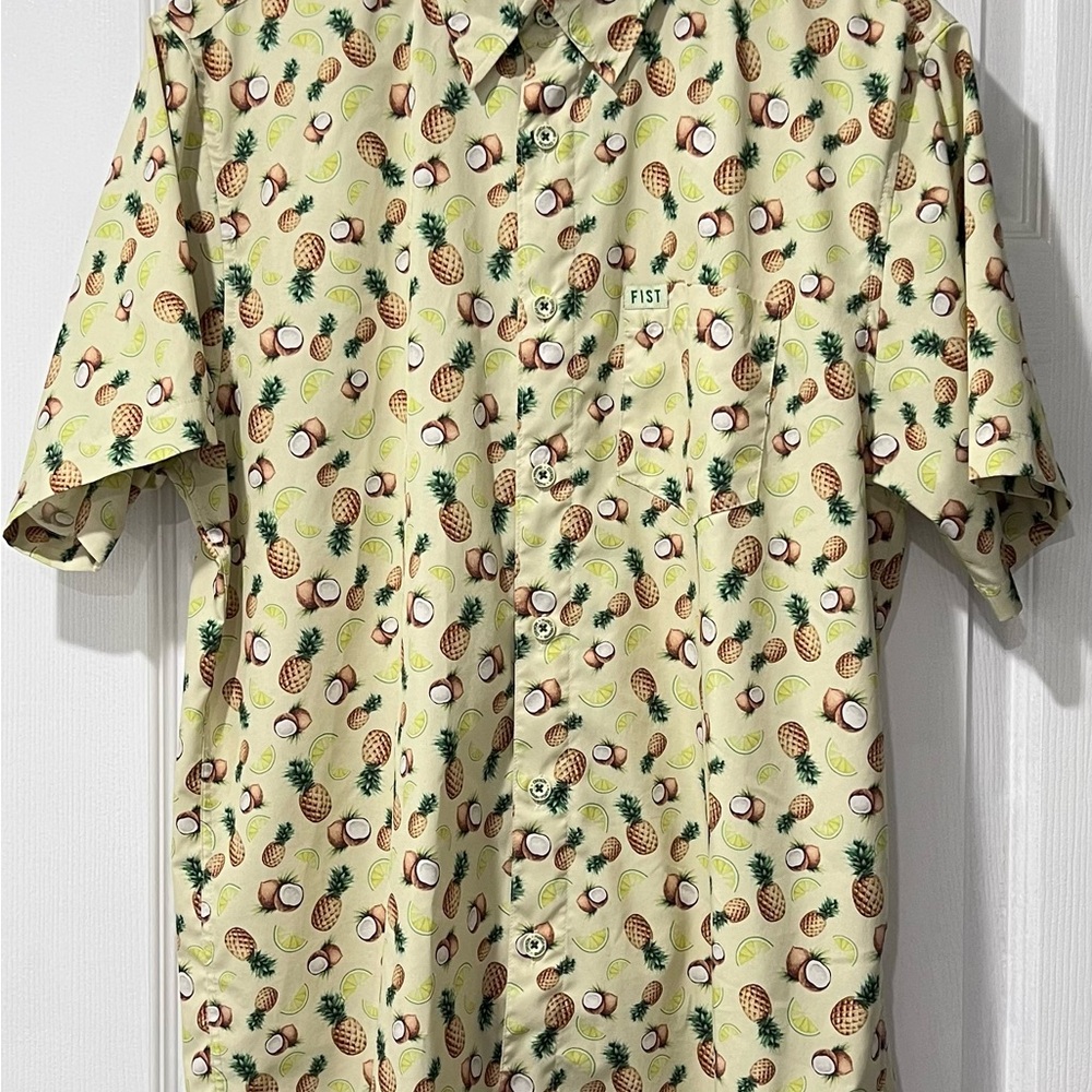 DIXXON Flannel Co Pina Colada button up shirt
